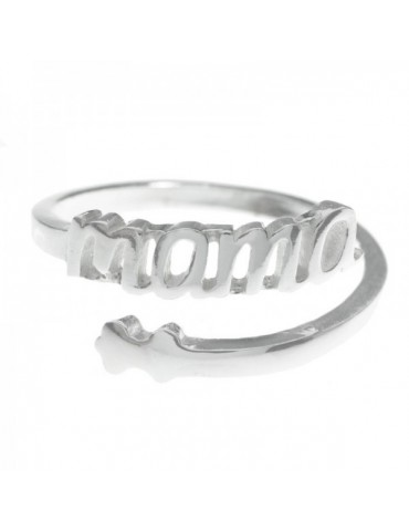 Anillo mamá ajustable Plata...